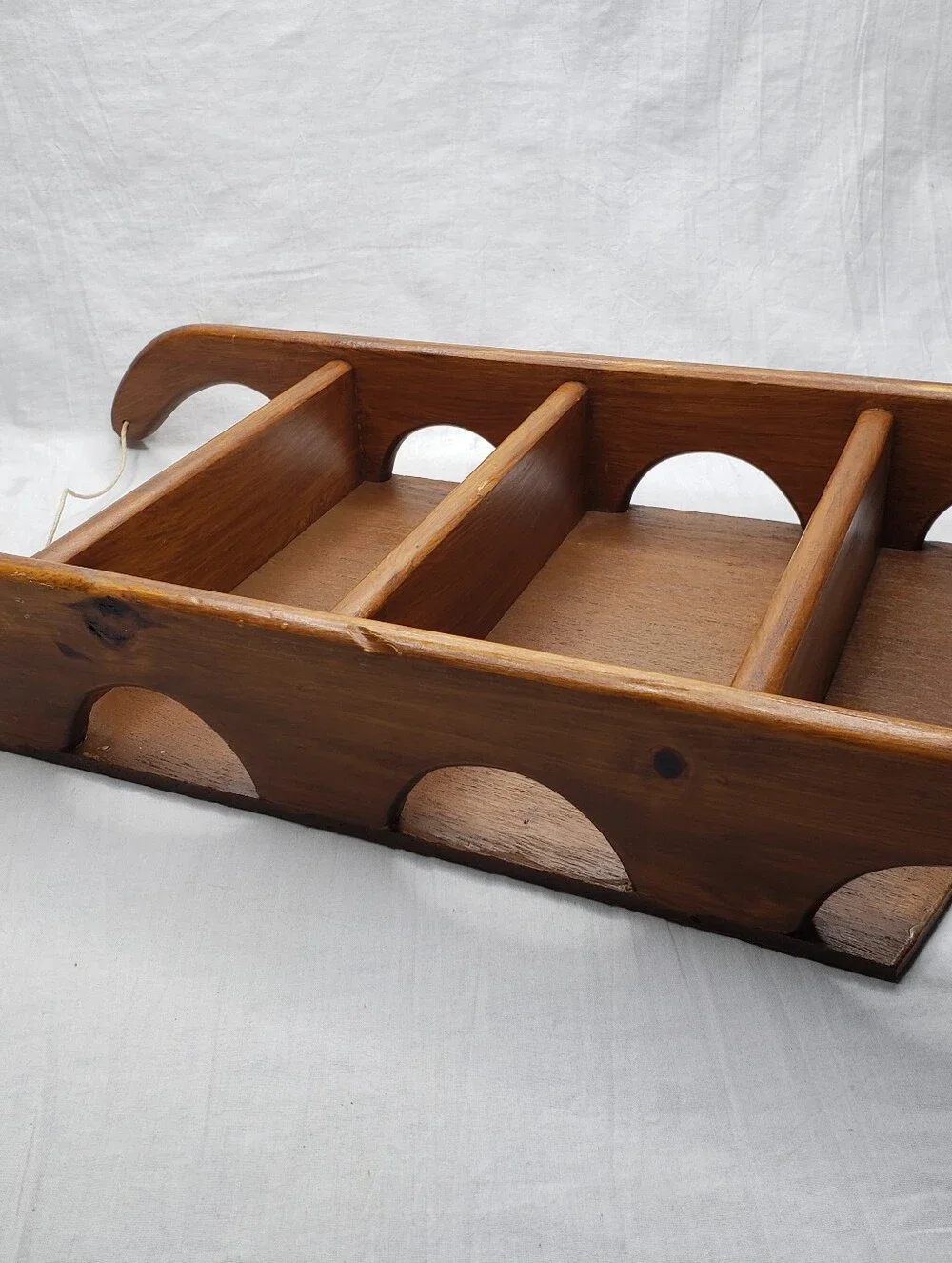 Vintage 90s Country Double Sided Sleigh And Wall Shelves